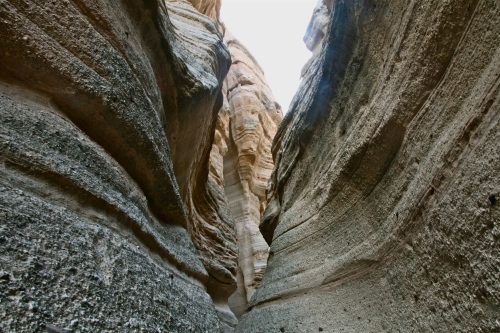Continuing up the slot canyon trail.