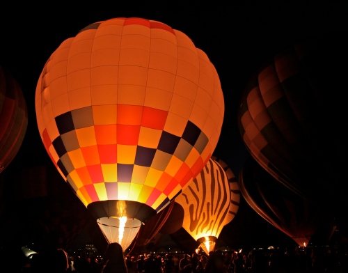 Albuquerque International Balloon Fiesta, Balloon Glow, October 7, 2011. 